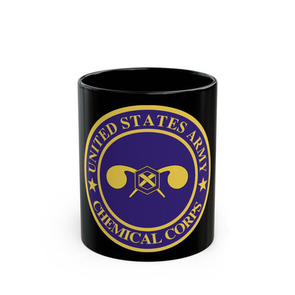 Chemical Corps (U.S. Army) Black Coffee Mug-11oz-The Sticker Space