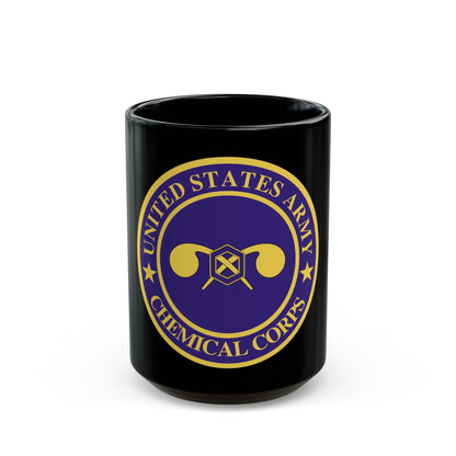 Chemical Corps (U.S. Army) Black Coffee Mug-15oz-The Sticker Space