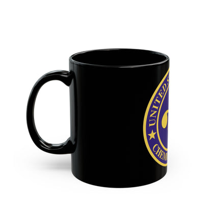 Chemical Corps (U.S. Army) Black Coffee Mug-The Sticker Space