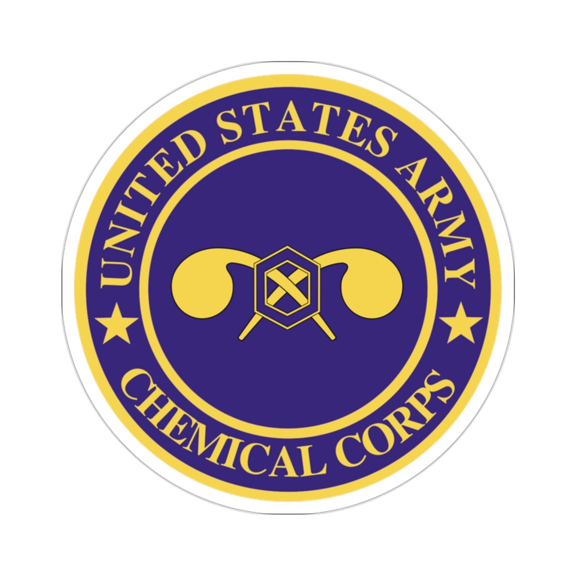 Chemical Corps (U.S. Army) STICKER Vinyl Die-Cut Decal-2 Inch-The Sticker Space