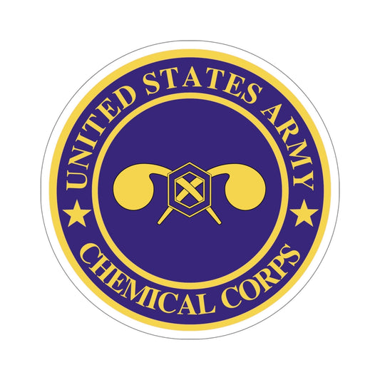Chemical Corps (U.S. Army) STICKER Vinyl Die-Cut Decal-6 Inch-The Sticker Space
