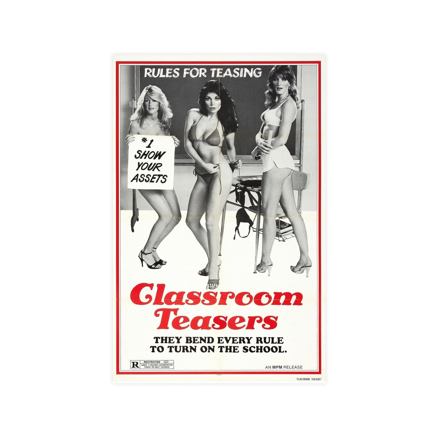 CLASSROOM TEASERS 1976 - Paper Movie Poster-11″ x 17″ (Vertical)-The Sticker Space