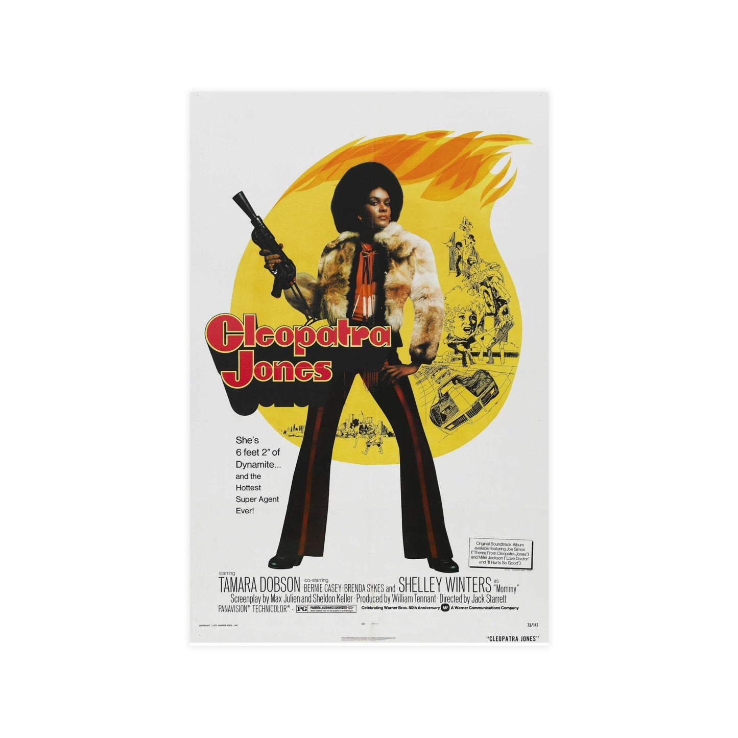 CLEOPATRA JONES 1973 - Paper Movie Poster-11″ x 17″ (Vertical)-The Sticker Space