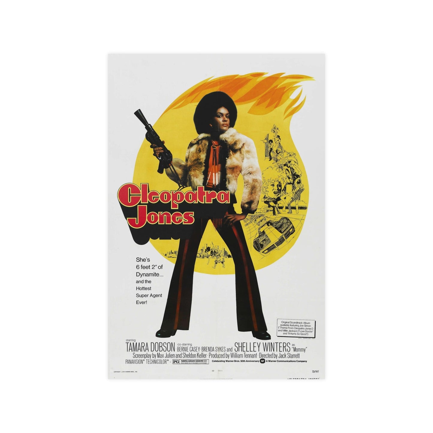 CLEOPATRA JONES 1973 - Paper Movie Poster-12″ x 18″ (Vertical)-The Sticker Space