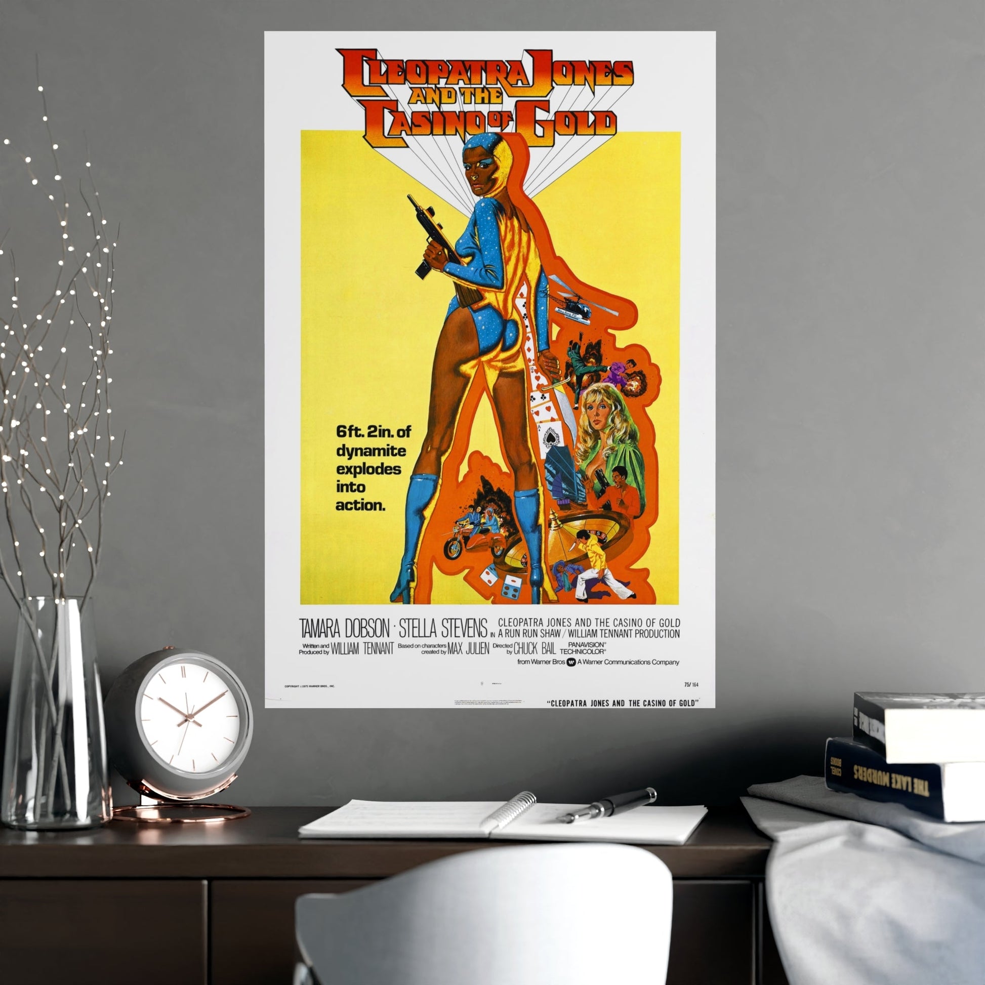 CLEOPATRA JONES AND THE CASINO OF GOLD 1975 - Paper Movie Poster-The Sticker Space
