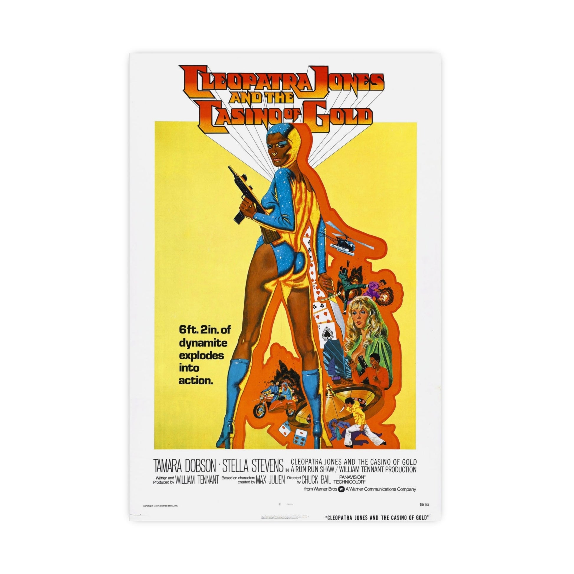 CLEOPATRA JONES AND THE CASINO OF GOLD 1975 - Paper Movie Poster-20″ x 30″ (Vertical)-The Sticker Space