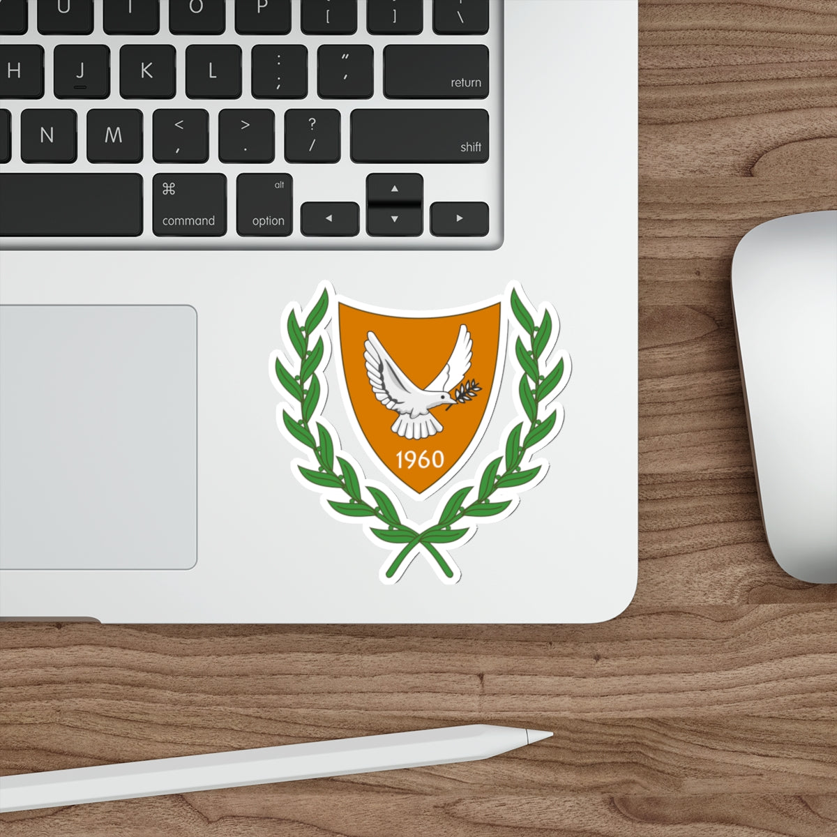 Coat of arms of Cyprus (2006) STICKER Vinyl Die-Cut Decal-The Sticker Space