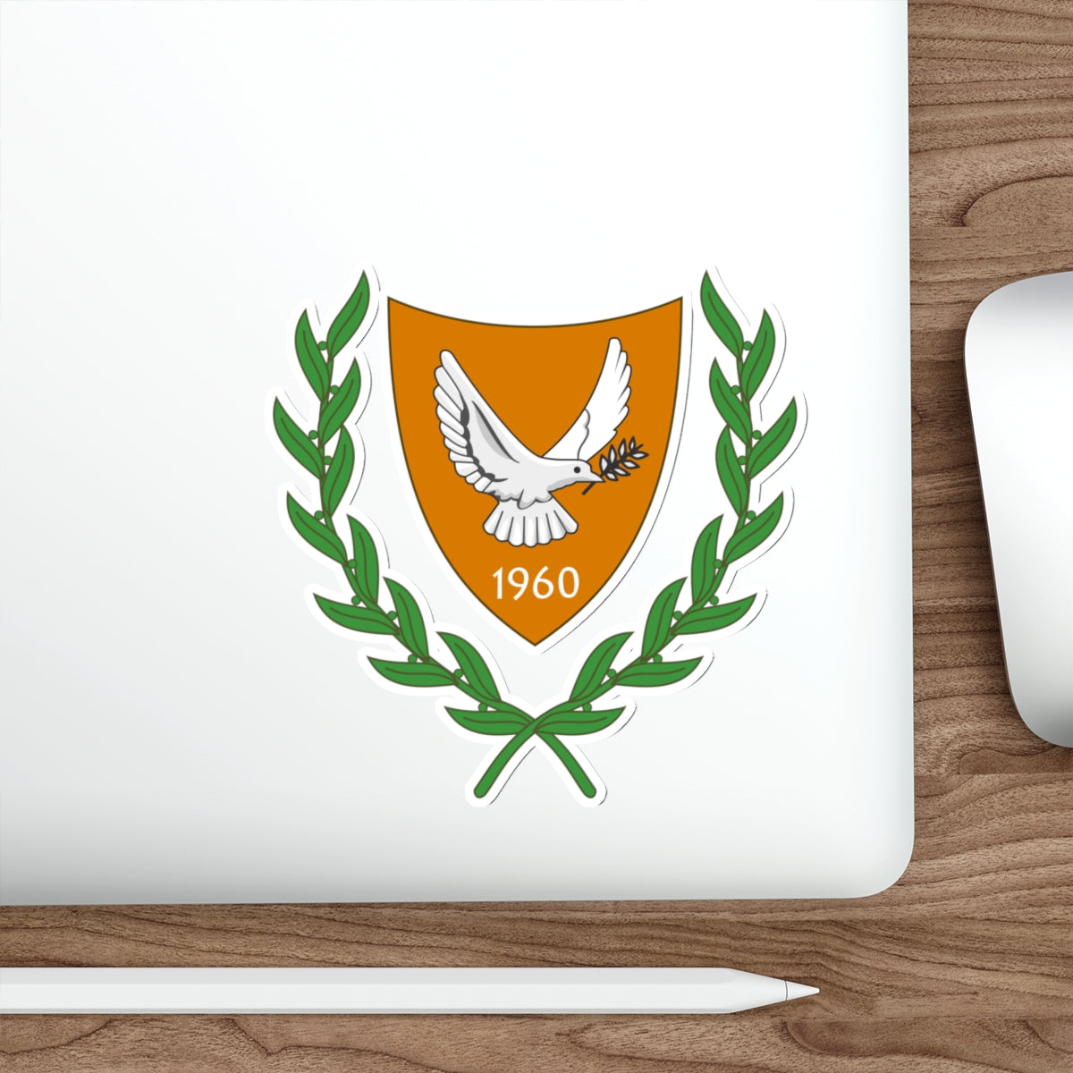 Coat of arms of Cyprus (2006) STICKER Vinyl Die-Cut Decal-The Sticker Space
