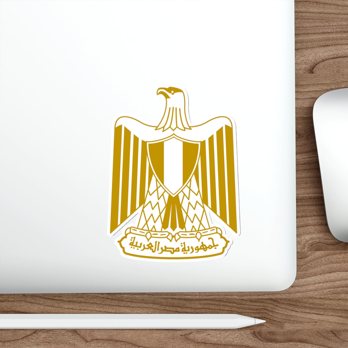 Coat of arms of Egypt (on flag) STICKER Vinyl Die-Cut Decal-The Sticker Space