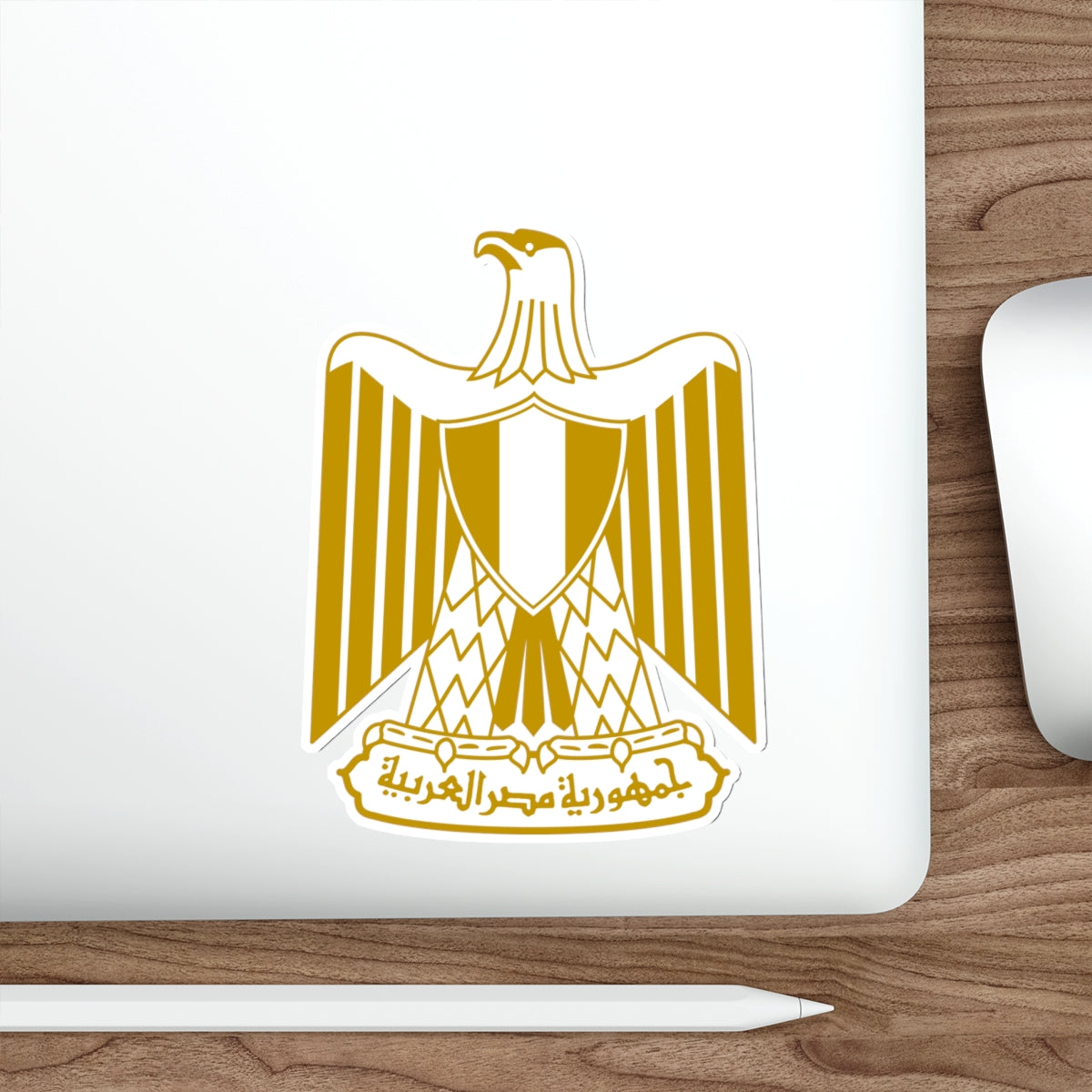 Coat of arms of Egypt (on flag) STICKER Vinyl Die-Cut Decal-The Sticker Space
