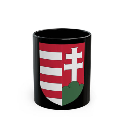 Coat of arms of Hungary (1918-1919) - Black Coffee Mug-11oz-The Sticker Space