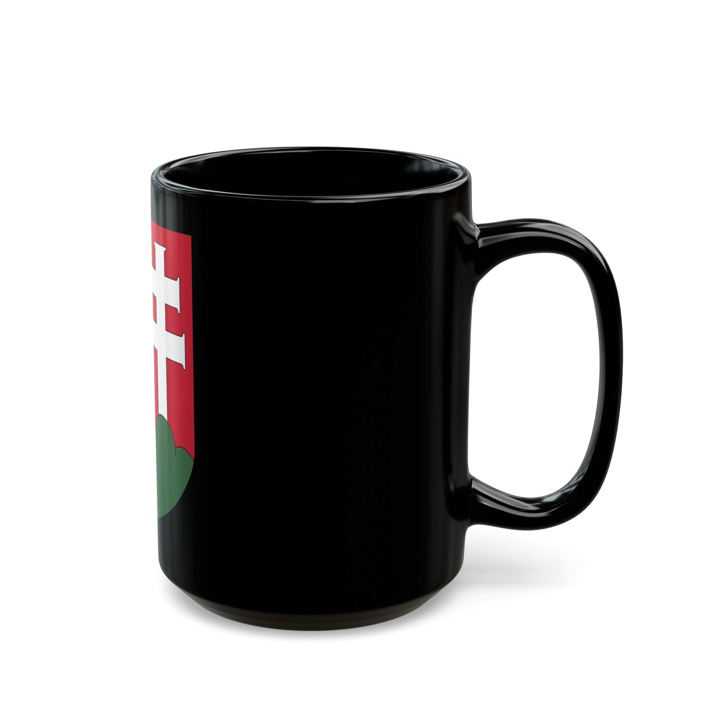 Coat of arms of Hungary (1918-1919) - Black Coffee Mug-The Sticker Space