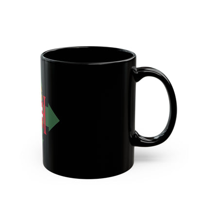 Coat of arms of Hungary (1945) - Black Coffee Mug-The Sticker Space