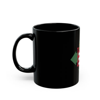 Coat of arms of Hungary (1945) - Black Coffee Mug-The Sticker Space