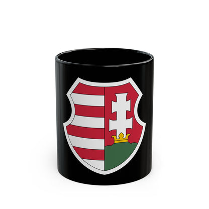 Coat of arms of Hungary (1946-1949, 1956-1957) - Black Coffee Mug-11oz-The Sticker Space