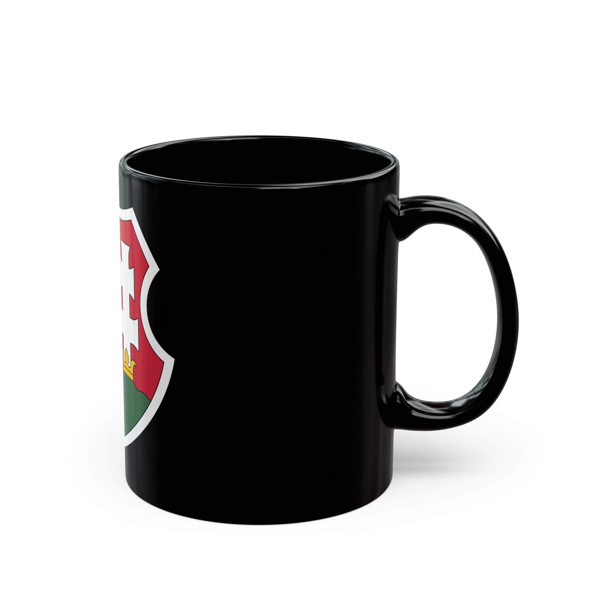 Coat of arms of Hungary (1946-1949, 1956-1957) - Black Coffee Mug-The Sticker Space