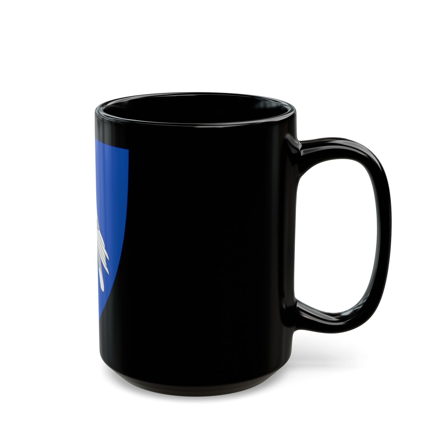 Coat of Arms of Iceland (1904) - Black Coffee Mug-The Sticker Space