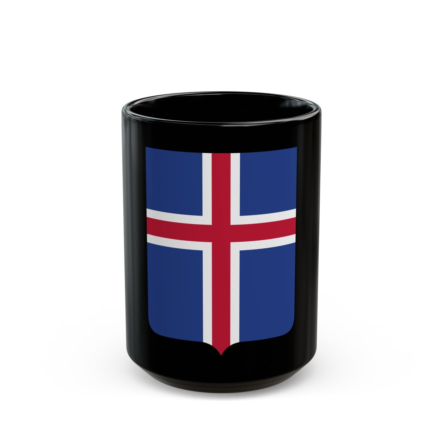 Coat of arms of Iceland 2 - Black Coffee Mug-15oz-The Sticker Space