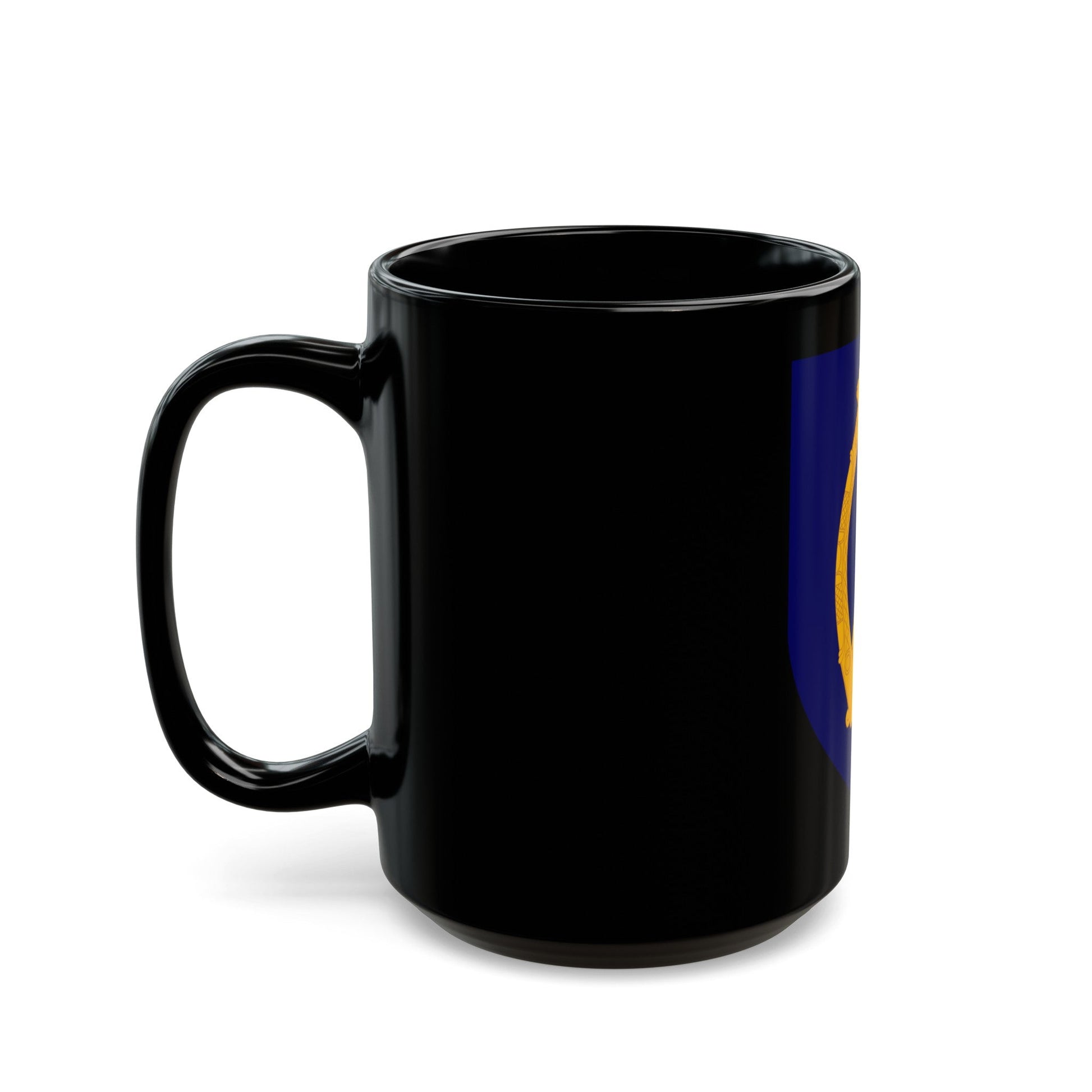 Coat of arms of Ireland - Black Coffee Mug-The Sticker Space