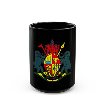 Coat of arms of KaNgwane - Black Coffee Mug-15oz-The Sticker Space