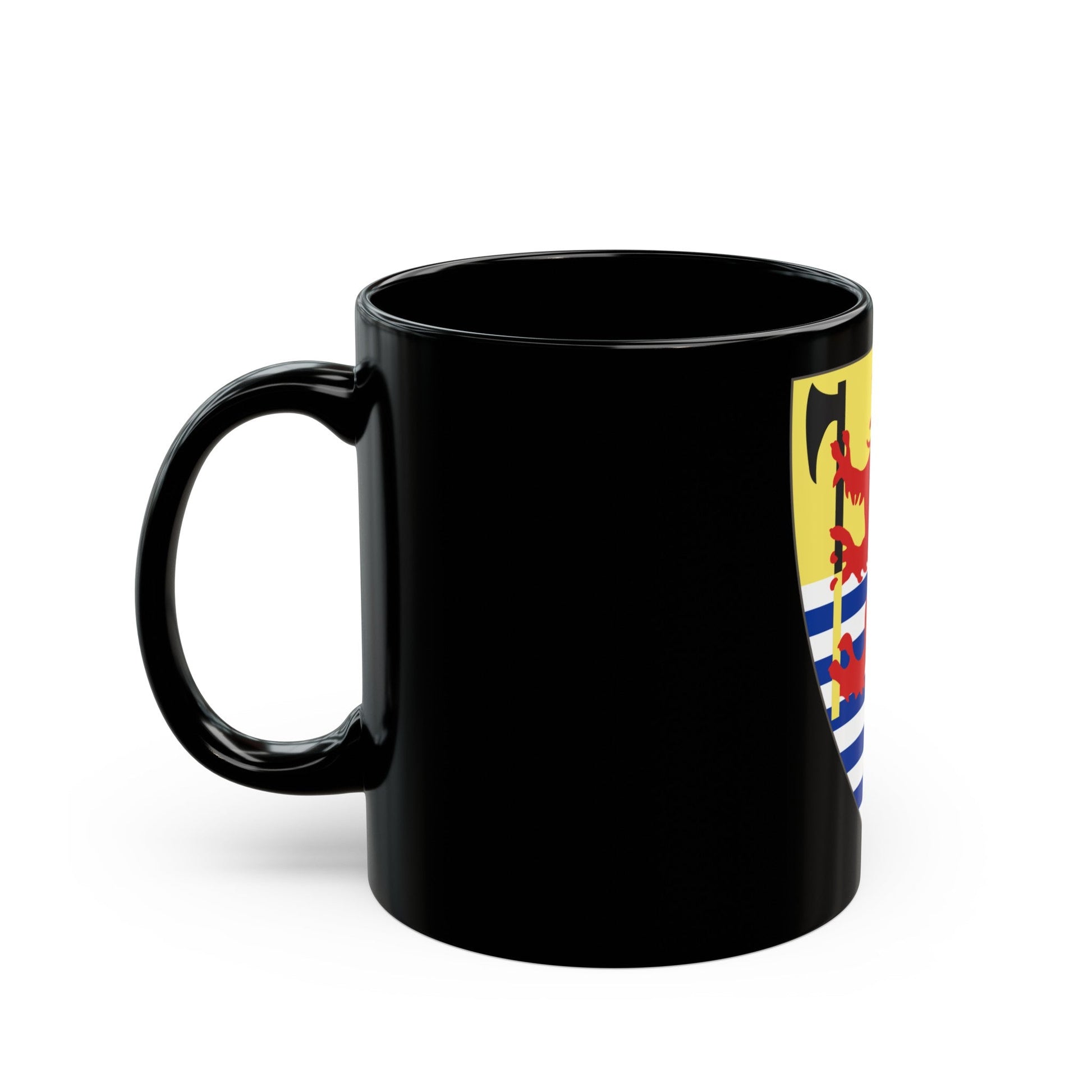 Coat of arms of King of Iceland (13th century) - Black Coffee Mug-The Sticker Space
