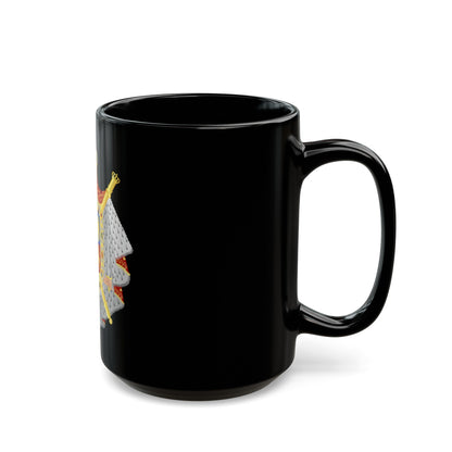 Coat of arms of kingdom Holland King Lodewijk 1808 - Black Coffee Mug-The Sticker Space