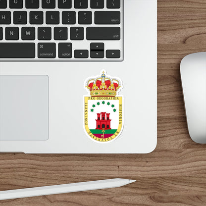 Coat of Arms of the Gibraltar Countryside Commonwealth STICKER Vinyl Die-Cut Decal-The Sticker Space