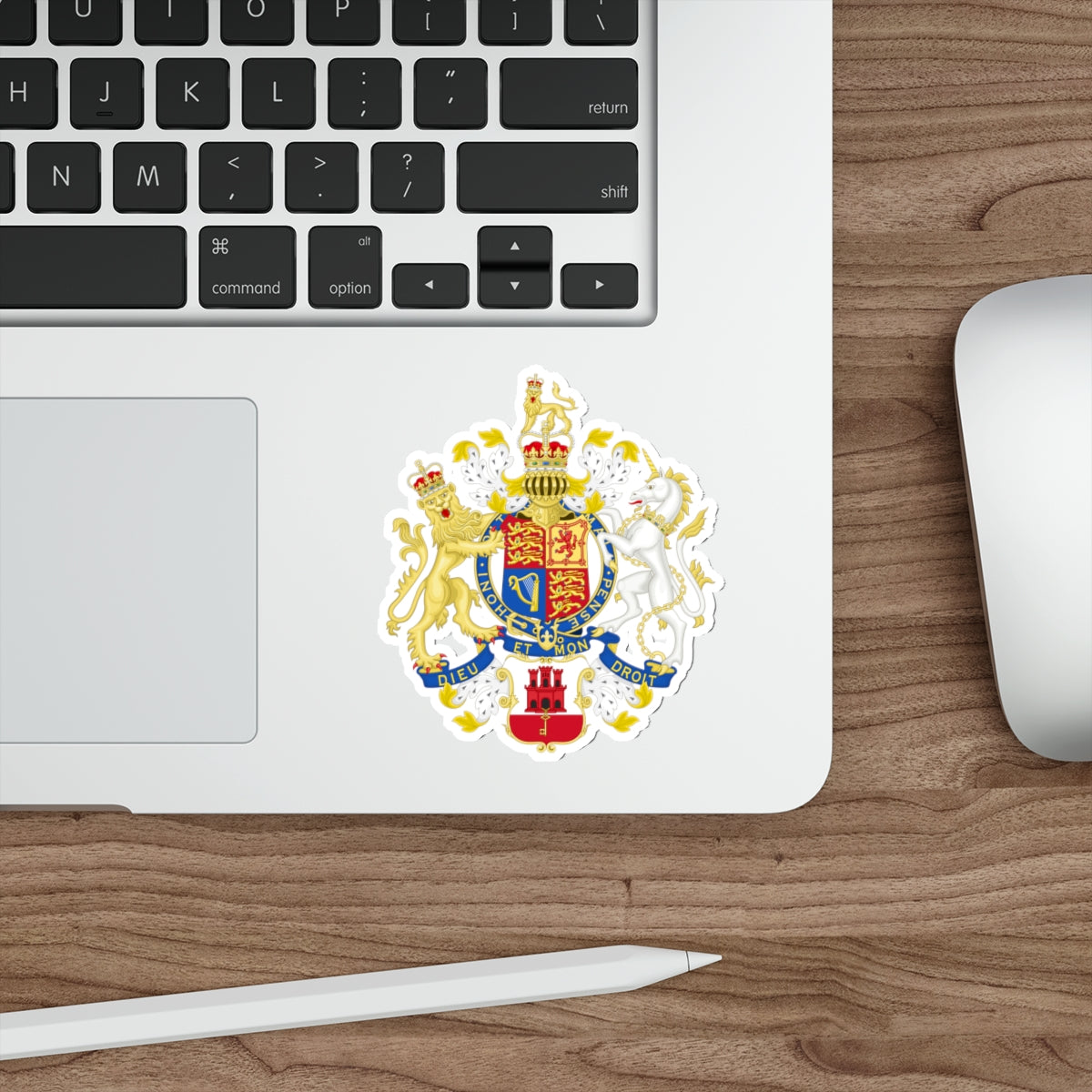 Coat of Arms of the Government of Gibraltar STICKER Vinyl Die-Cut Decal-The Sticker Space