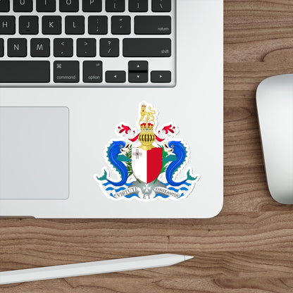 Coat of arms of the Governor-General of Malta (1964–1974) STICKER Vinyl Die-Cut Decal-The Sticker Space