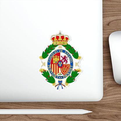 Coat of Arms of the Spanish Council of State STICKER Vinyl Die-Cut Decal-The Sticker Space