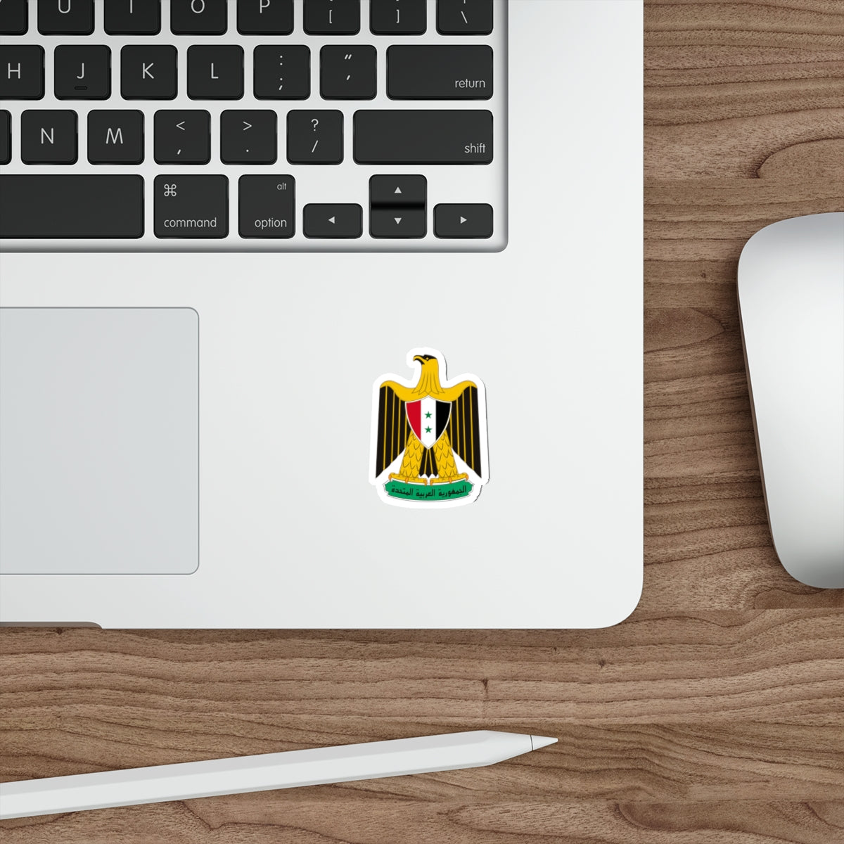 Coat of arms of the United Arab Republic (1958–1971) STICKER Vinyl Die-Cut Decal-The Sticker Space