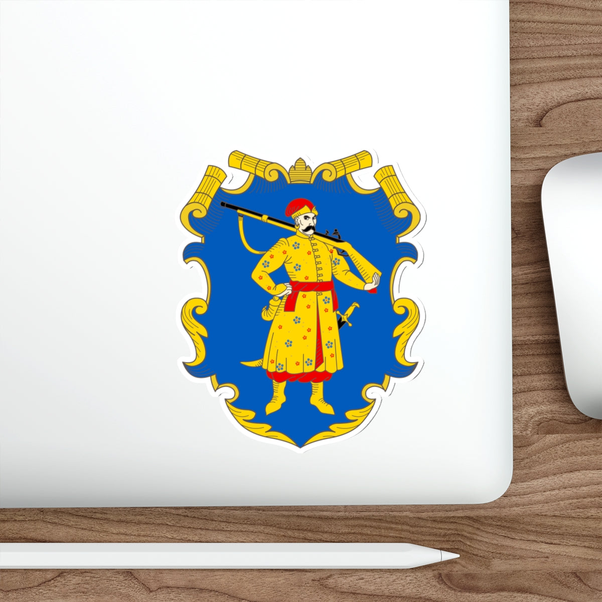 Coat of arms of the Zaporozhian Host STICKER Vinyl Die-Cut Decal-The Sticker Space