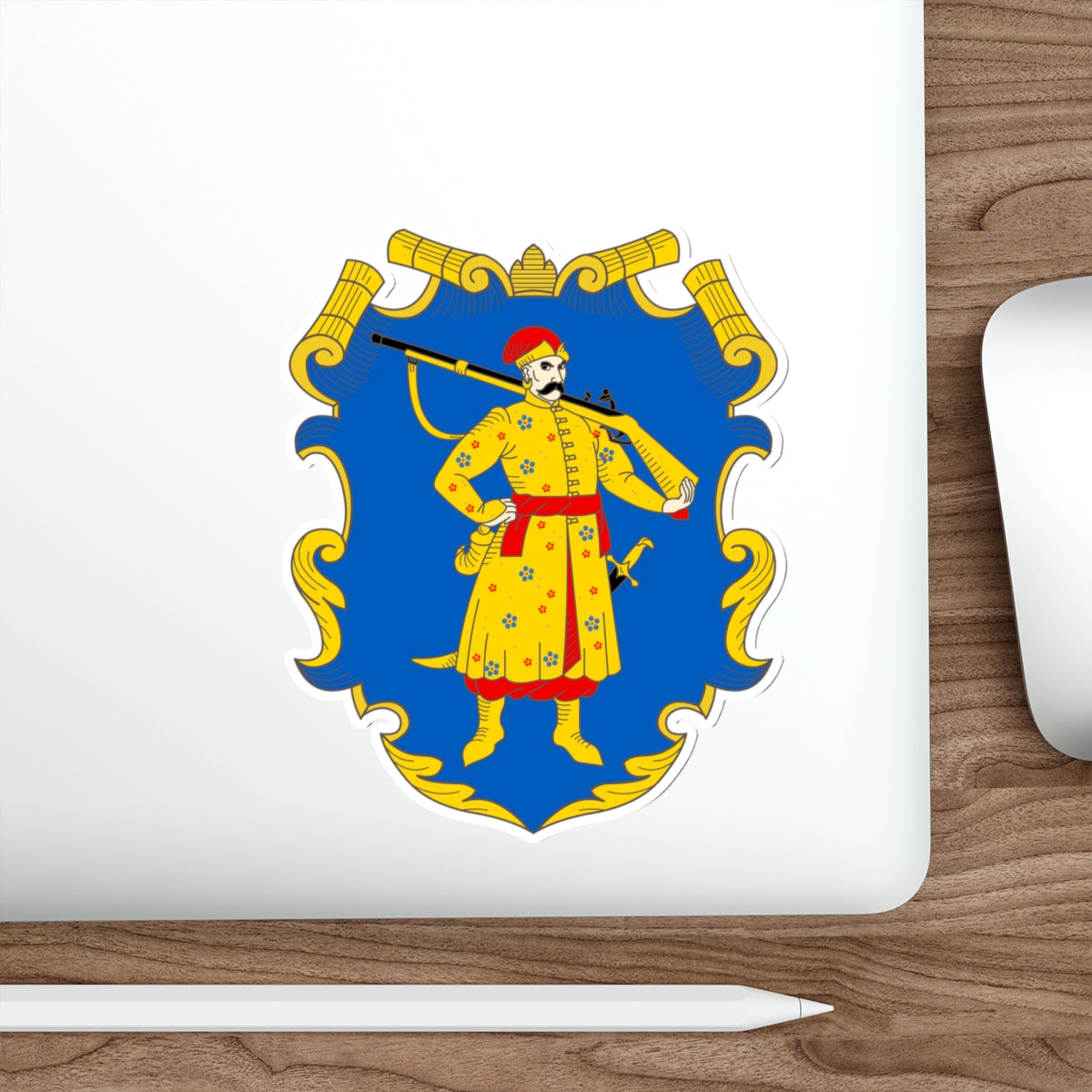 Coat of arms of the Zaporozhian Host STICKER Vinyl Die-Cut Decal-The Sticker Space