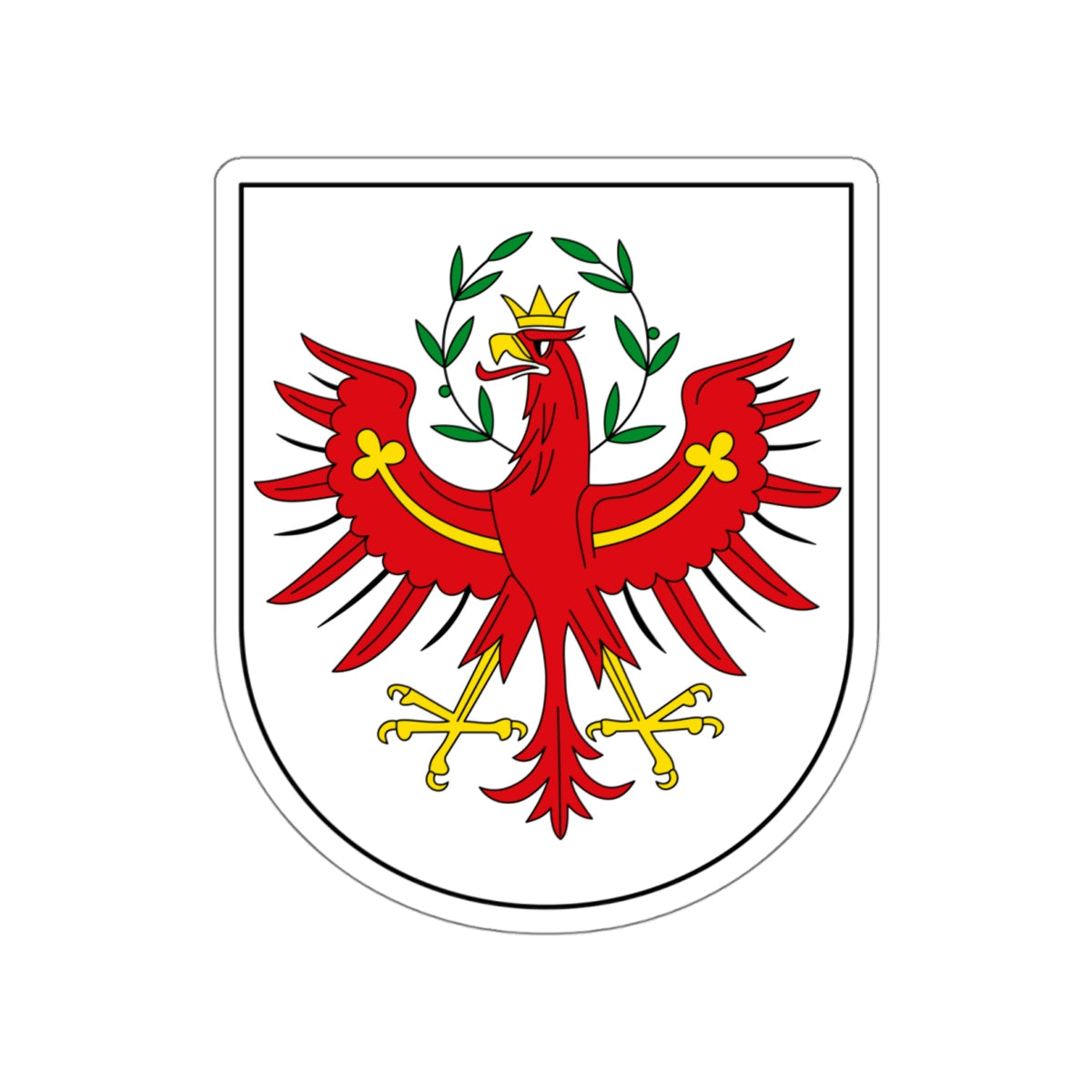Coat of Arms of Tirol Austria STICKER Vinyl Die-Cut Decal-White-The Sticker Space