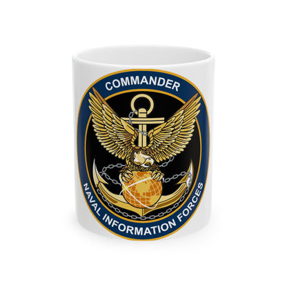 COM NAVIFOR (U.S. Navy) White Coffee Mug-11oz-The Sticker Space