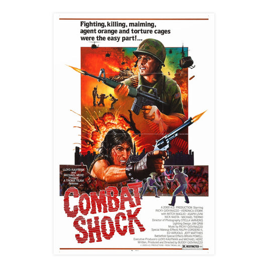 COMBAT SHOCK 1984 - Paper Movie Poster-24″ x 36″ (Vertical)-The Sticker Space