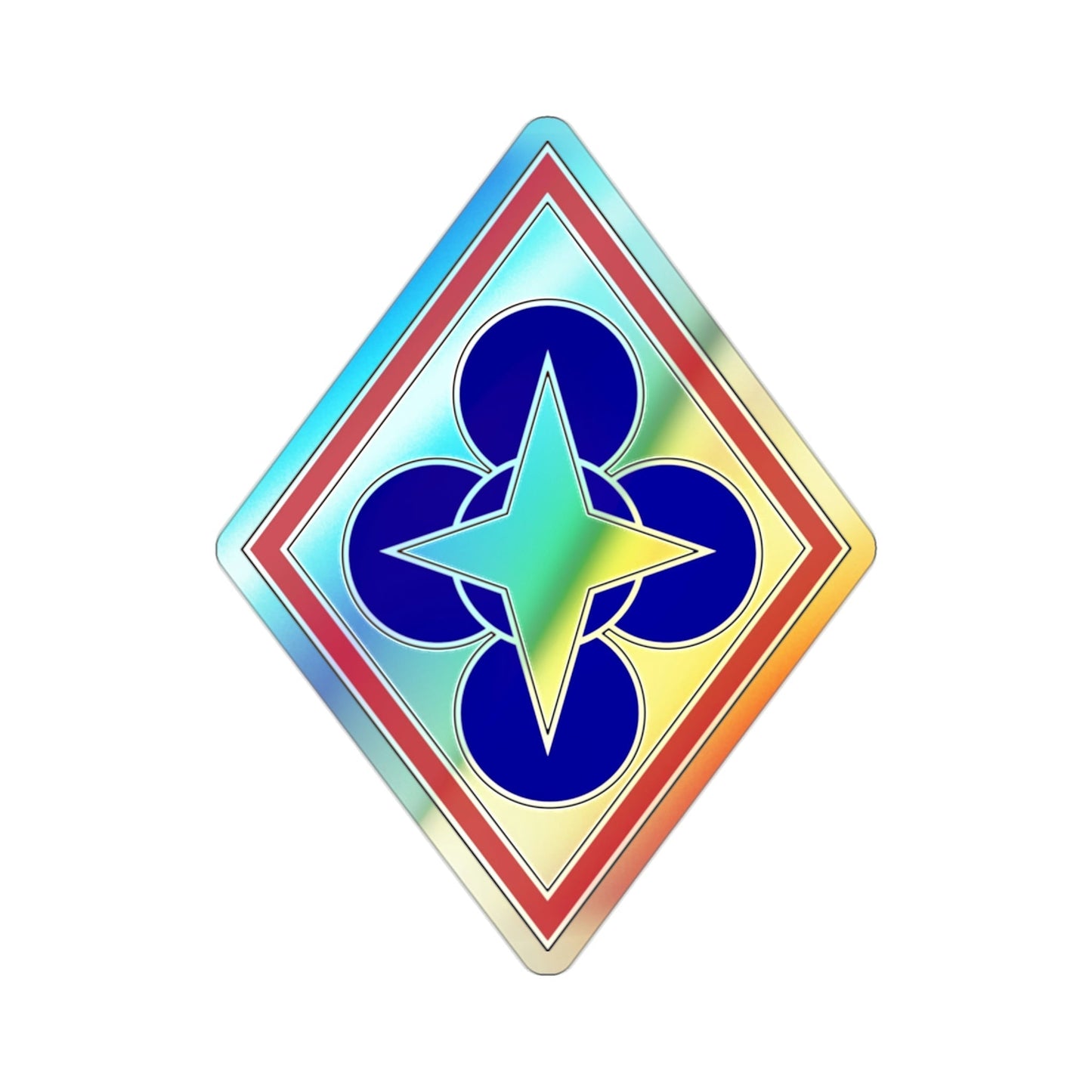 Combined Arms Support Command and Fort Lee (U.S. Army) Holographic STICKER Die-Cut Vinyl Decal-2 Inch-The Sticker Space