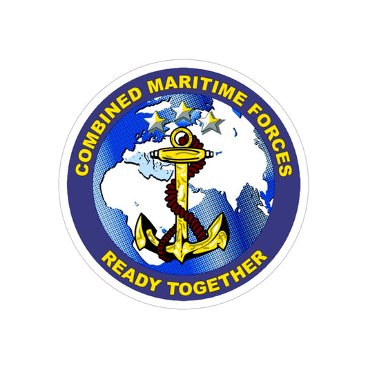 Combined Maritime Forces (U.S. Navy) Transparent STICKER Die-Cut Vinyl Decal-6 Inch-The Sticker Space