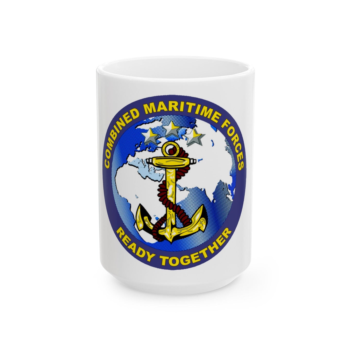 Combined Maritime Forces (U.S. Navy) White Coffee Mug-15oz-The Sticker Space
