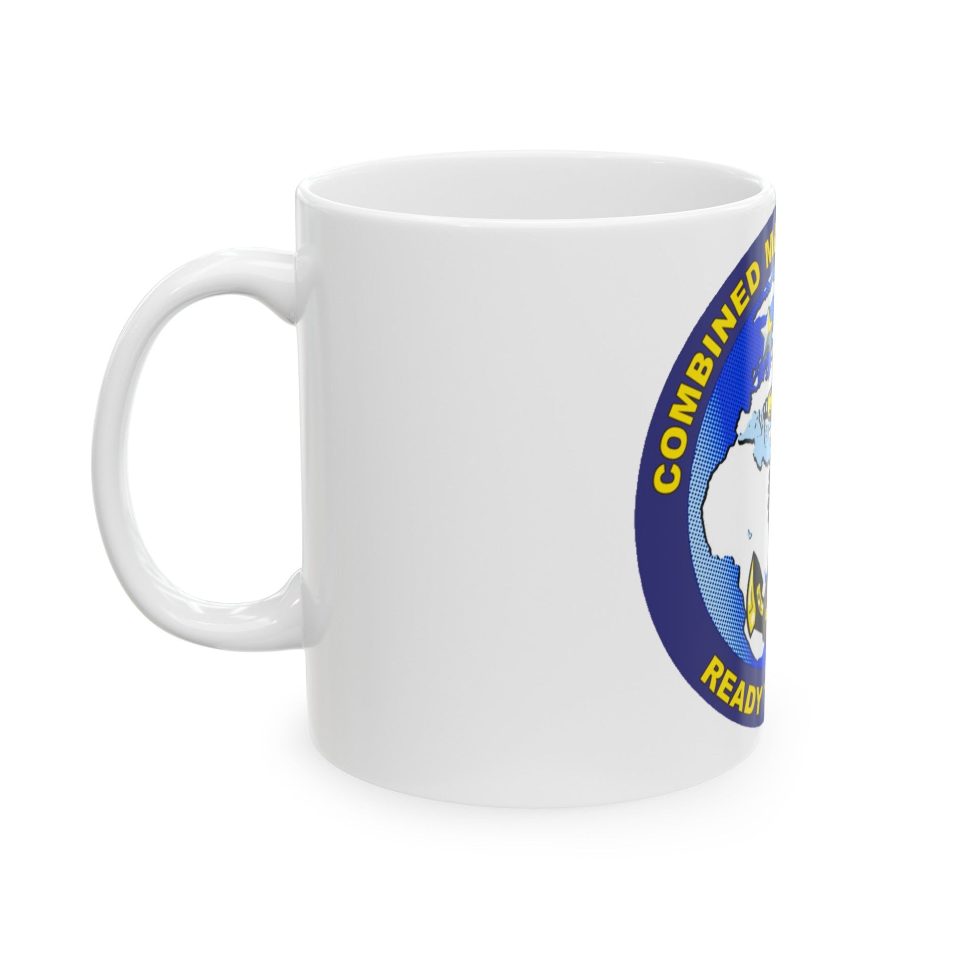 Combined Maritime Forces (U.S. Navy) White Coffee Mug-The Sticker Space