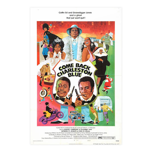 COME BACK CHARLESTON BLUE (2) 1972 - Paper Movie Poster-24″ x 36″ (Vertical)-The Sticker Space
