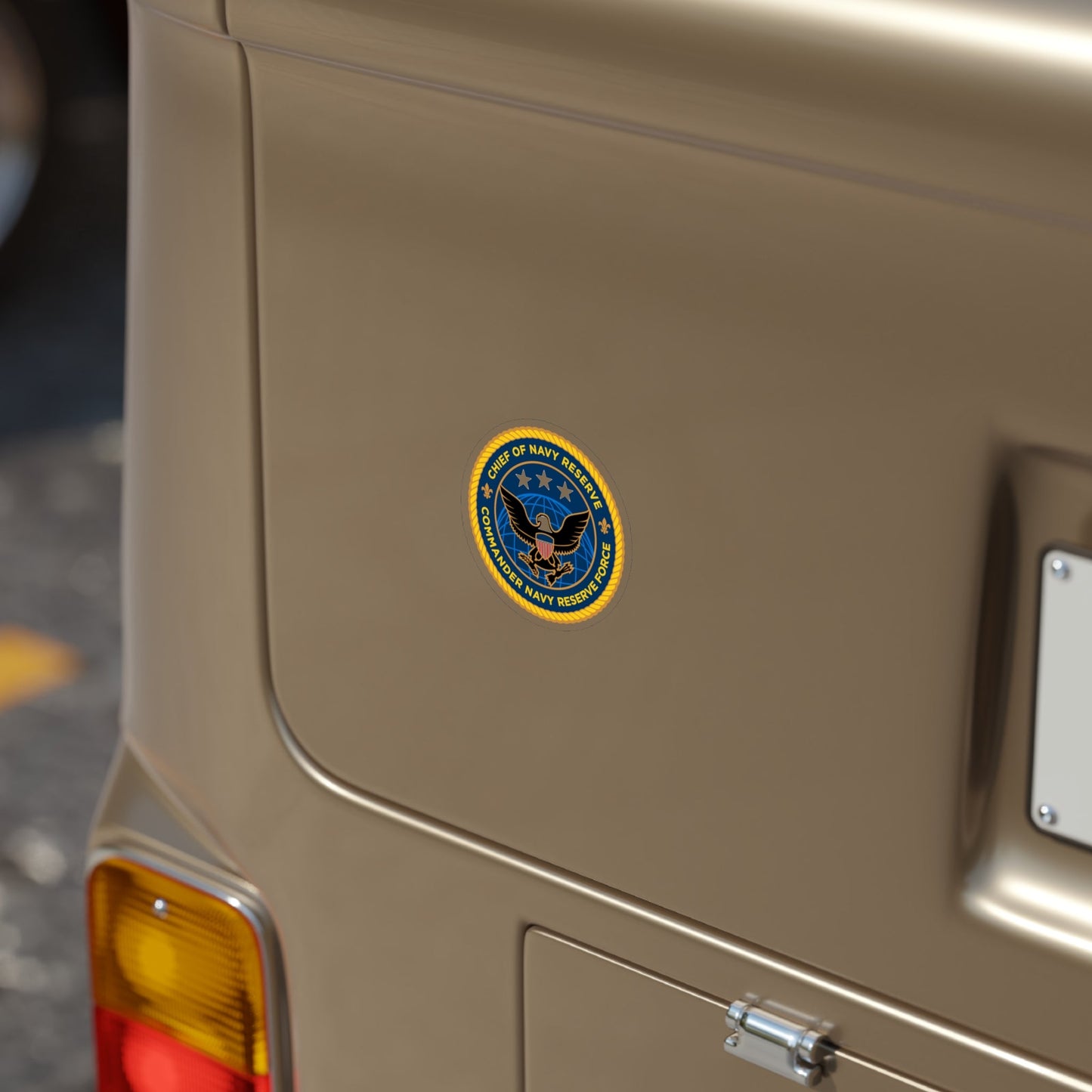 Commander Navy Reserve Force (U.S. Navy) Transparent STICKER Die-Cut Vinyl Decal-The Sticker Space
