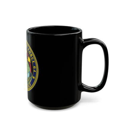 Commander Task Force 64 (U.S. Navy) Black Coffee Mug-The Sticker Space