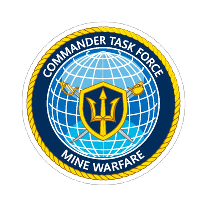 Commander Task Force Mine Warfare CTF MW (U.S. Navy) STICKER Vinyl Die-Cut Decal-3 Inch-The Sticker Space