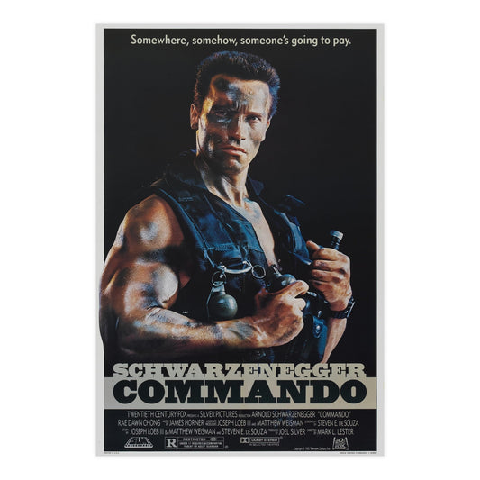COMMANDO 1985 - Paper Movie Poster-24″ x 36″ (Vertical)-The Sticker Space