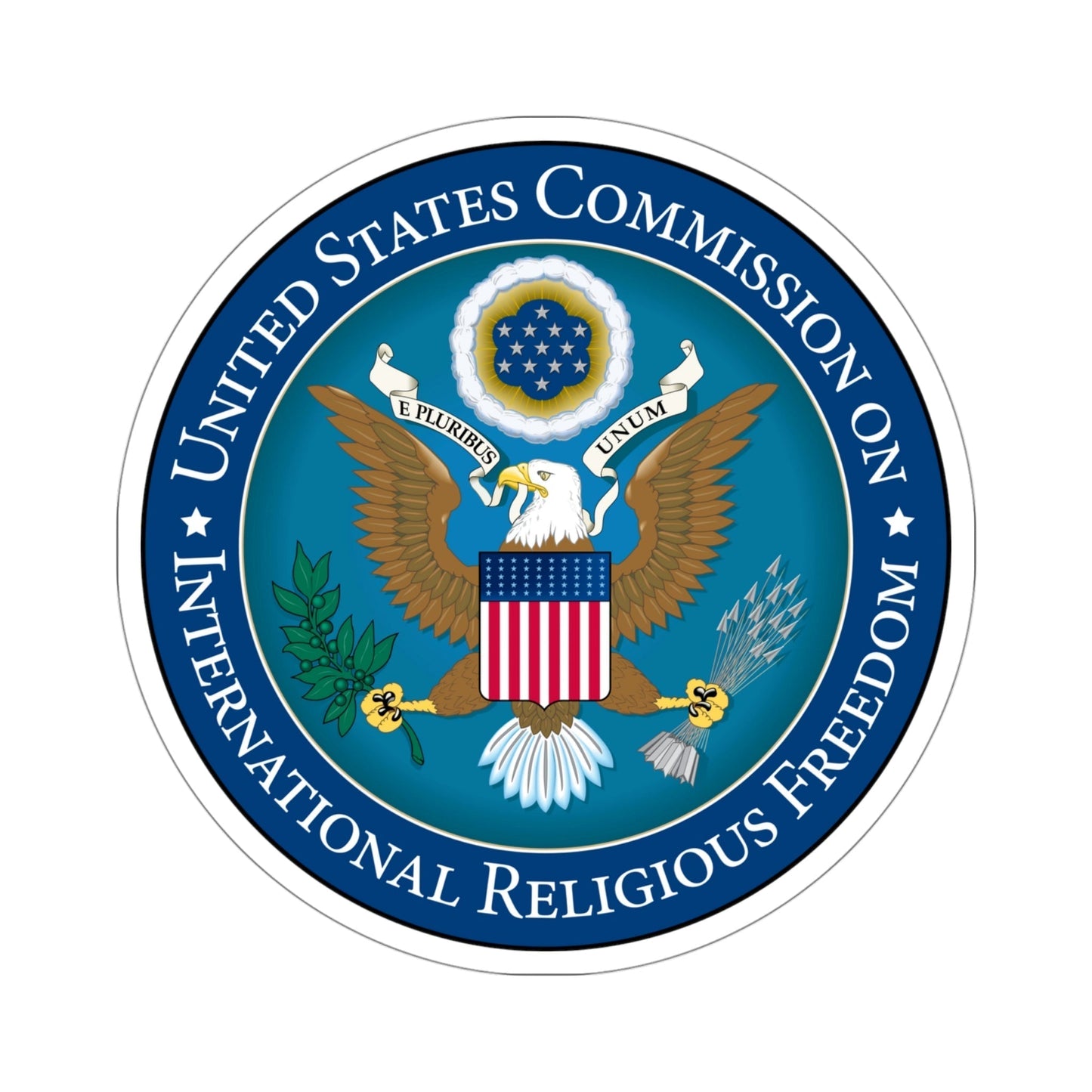 Commission on International Religious Freedom STICKER Vinyl Die-Cut Decal-4 Inch-The Sticker Space