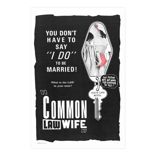 COMMON LAW WIFE 1961 - Paper Movie Poster-24″ x 36″ (Vertical)-The Sticker Space