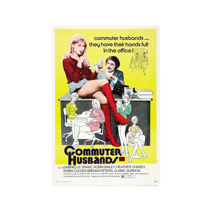 COMMUTER HUSBANDS 1973 - Paper Movie Poster-12″ x 18″ (Vertical)-The Sticker Space