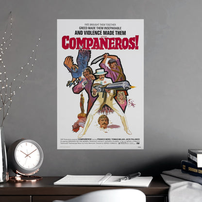COMPANEROS 1970 - Paper Movie Poster-The Sticker Space