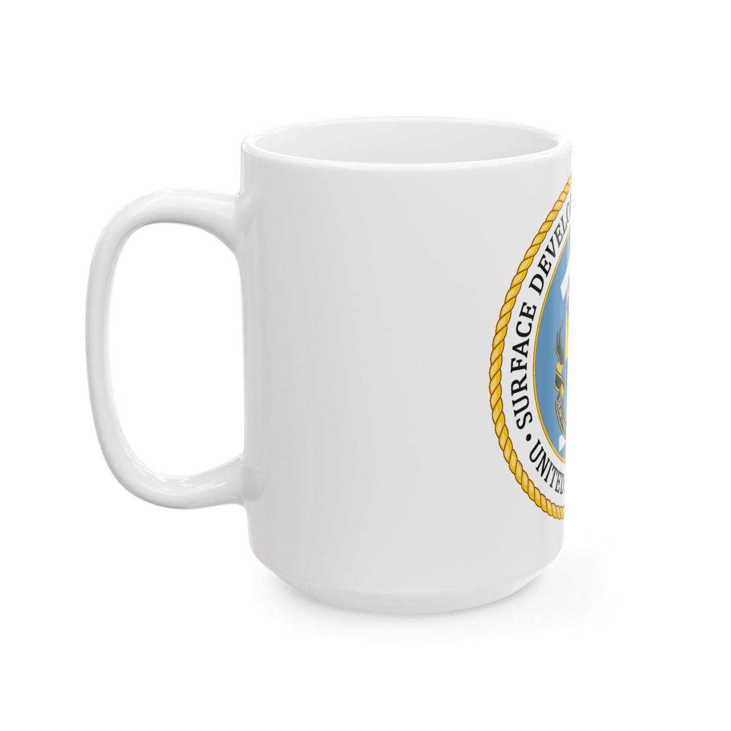 COMSURFDEVRON (U.S. Navy) White Coffee Mug-The Sticker Space